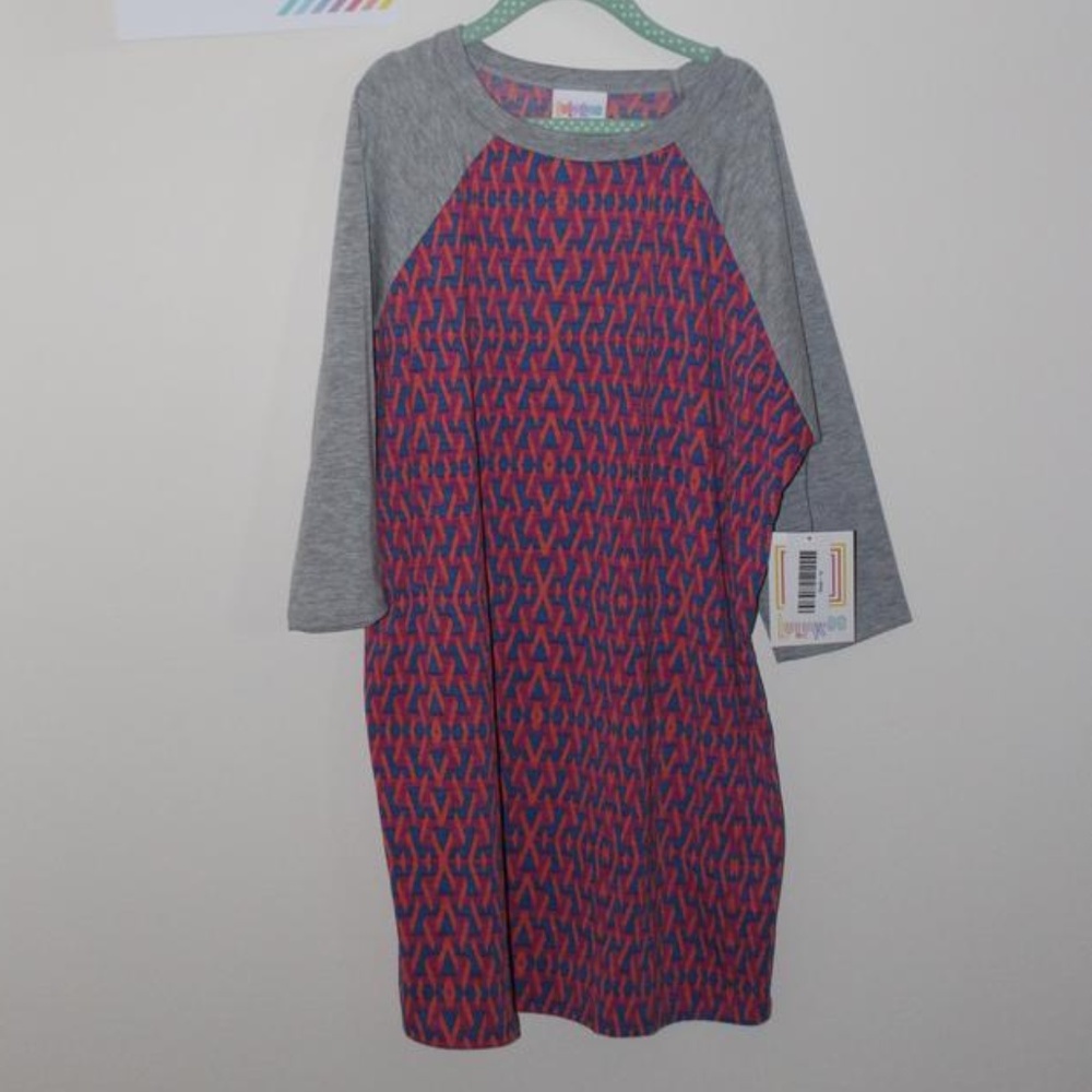 LuLaRoe Sloan kids baseball shirt, 14
